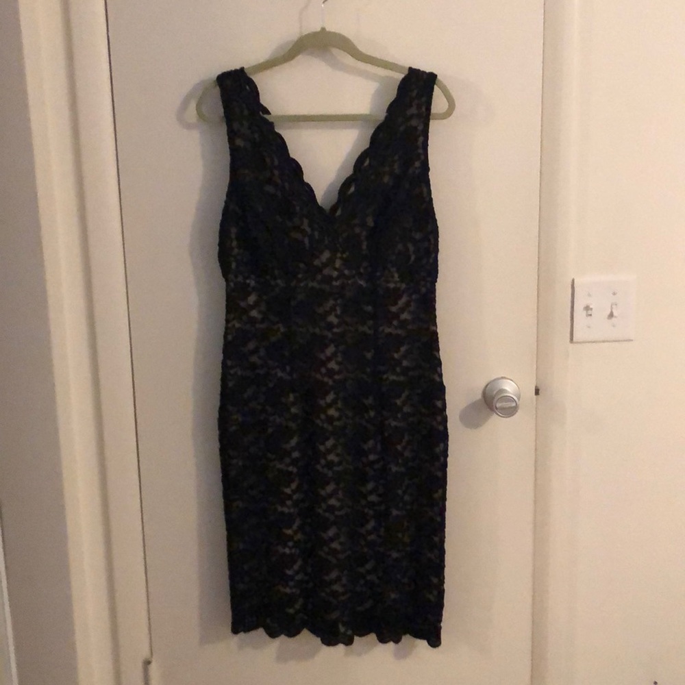 Black Lace Cocktail Dress